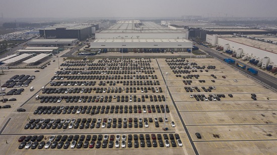 Tesla Gigafactory of EVs in China